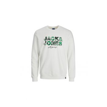 Hanorac Baieti - Jack&Jones Junior - 302035045 - Bumbac/Poliester - Alb