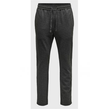 Pantaloni barbati - Viscoza - Negru