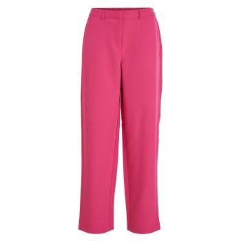 Pantaloni dama - 301807421 - Poliester - Roz