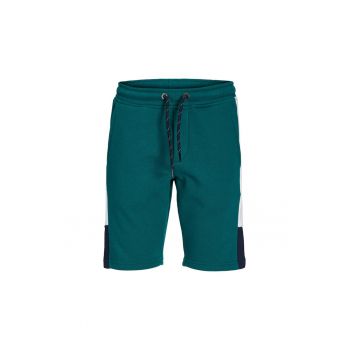 Pantaloni lungi - 301429333 - Poliester - Bumbac - Verde