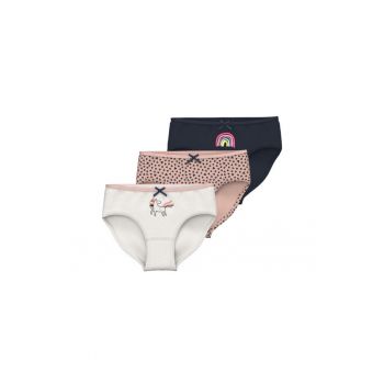 Set 3 perechi chiloti copii - NAME IT - 558674 - Multicolor - Bumbac