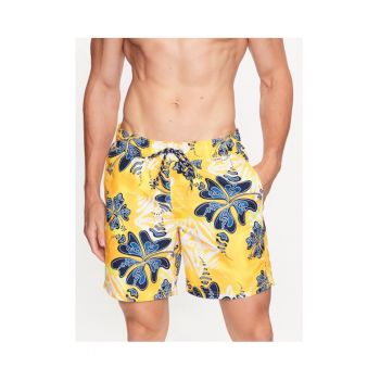 Short de baie barbati - 71743 - Poliester - Galben