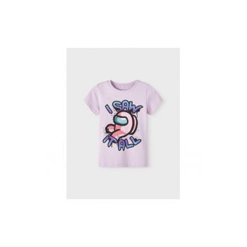 Tricou copii - 301993186 - Bumbac - Violet