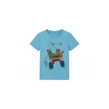 Tricou copii - 555666 - Albastru - Bumbac