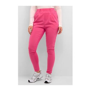 Pantaloni dama - 3986 - Poliester - Roz