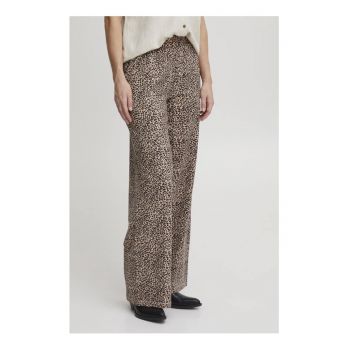 Pantaloni dama - 52456 - Bumbac - Maro