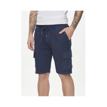 Pantaloni scurti barbati - 530563 - Bleumarin - Bumbac