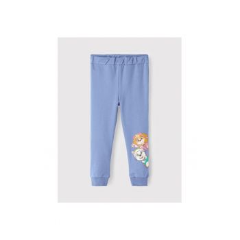 Pantaloni copii - 031124 - Albastru - Bumbac -