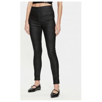 Pantaloni dama - 768228 - Negru - Piele Ecologica