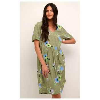 Rochie - 24517 - Viscoza - Verde