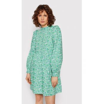 Rochie - 74849 - Bumbac - Verde