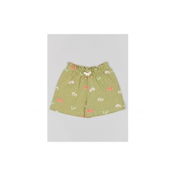 Pantaloni lungi - 302715336 - Bumbac - Verde