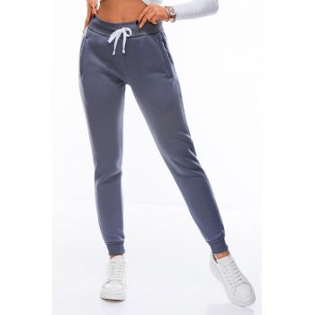 Pantaloni skinny de trening cu snur