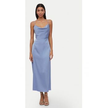 Rochie dama - 304435546 - Albastru - Poliester -