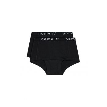 Set 2 perechi pantaloni copii - 908290 - Negru - Bumbac