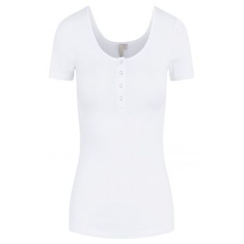 Tricou dama - 9206229 - Logo - Alb