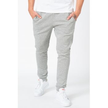 Pantaloni sport regular fit cu snur de ajustare