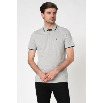 Tricou polo slim fit de bumbac organic Paulos