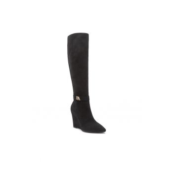 Cizme dama - 301548669 - Piele naturala - Negru