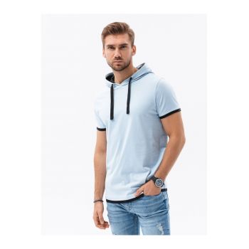 Clothing Tricou pentru bărbați cu glugă Ingeborg V7 Albastru deschis