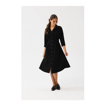 Rochie camasa dama - Camedes - neagra -