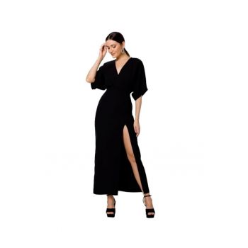 Rochie maxi dama - Argagune - neagra - XXL