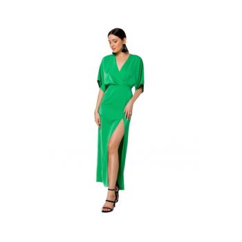 Rochie maxi dama - Argagune - verde deschis - XXL