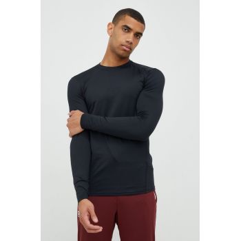 Under Armour longsleeve funcțional Tactical culoarea negru, neted