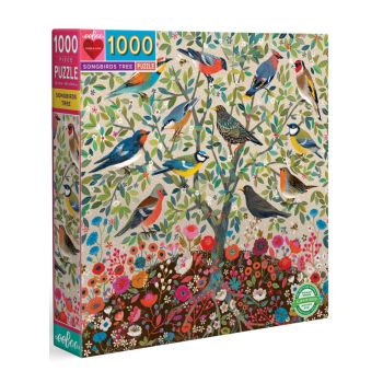 Puzzle Eeboo1000pc Songbirds Tree (epztsbd)