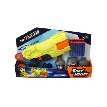 Soft Foam Dart Gun 28 CM 2 Assorted Colors