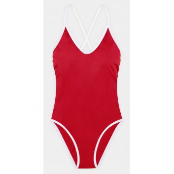 Costum de baie dama - 303965808 - Rosu - Poliester