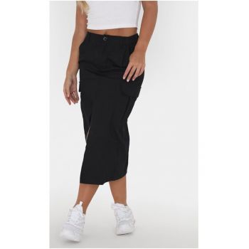 Fusta dama - 95676 - Bumbac - Negru