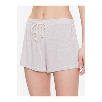 Pantaloni scurti de pijama dama - 301704416 - Modal - Gri