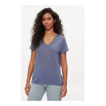 Tricou dama - 592462 - Albastru - Lyocell