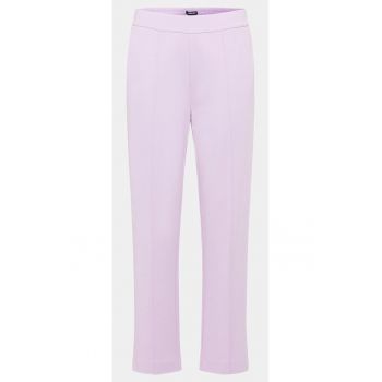 Pantaloni dama - 303804718 - Violet - Viscoza