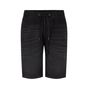 Pantaloni scurti barbati - Bumbac - Negru