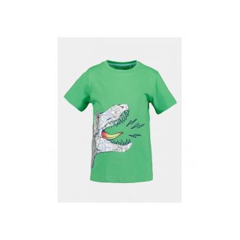 Tricou baieti - 303573614 - Verde - Bumbac