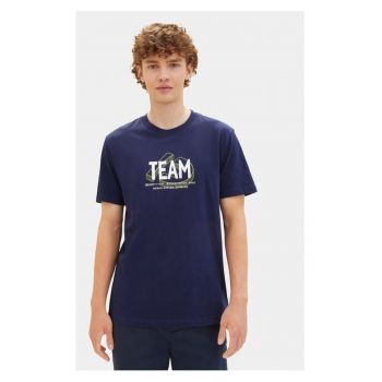 Tricou barbati - 546120 - Bleumarin - Bumbac