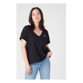 Tricou dama - 51570 - Bumbac - Negru