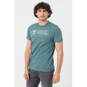 Tricou de bumbac cu imprimeu logo