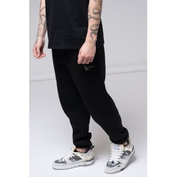 Pantaloni relaxed fit cu buzunare laterale