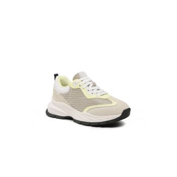 Pantofi sport dama - 302572243 - Textil - Galben -