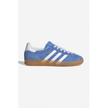 adidas Originals sneakers din piele întoarsă Gazelle Indoor HQ8717 HQ8717-blue