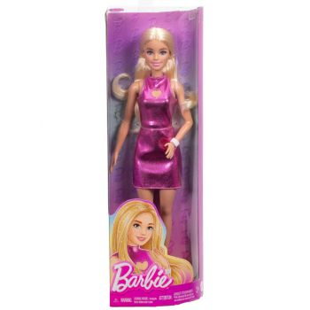 Barbie Fashionistas 230 Blonde Hair With Pink Metallic Dress Doll (hyt88)