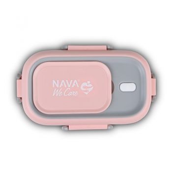 Capac lunchbox Nava roz