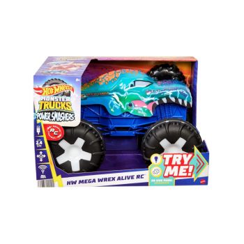 Hot Wheels Monster Trucks Power Smashers Mega-wrex Alive Rc (jbd90)