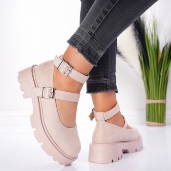 Pantofi Casual Glory - 1004 Beige