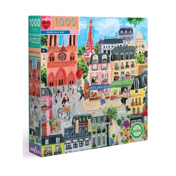 Puzzle Eeboo Paris In A Day 1000pc (epztpd2)