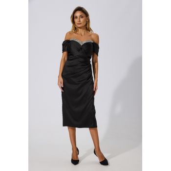 Rochie de ocazie Emberly Neagra