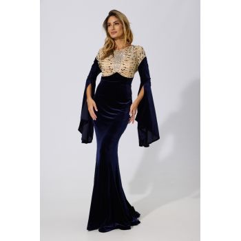 Rochie de ocazie Fatma Bleumarin